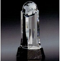 Fine Lead Crystal Global Partnership Award w/ Marble Base